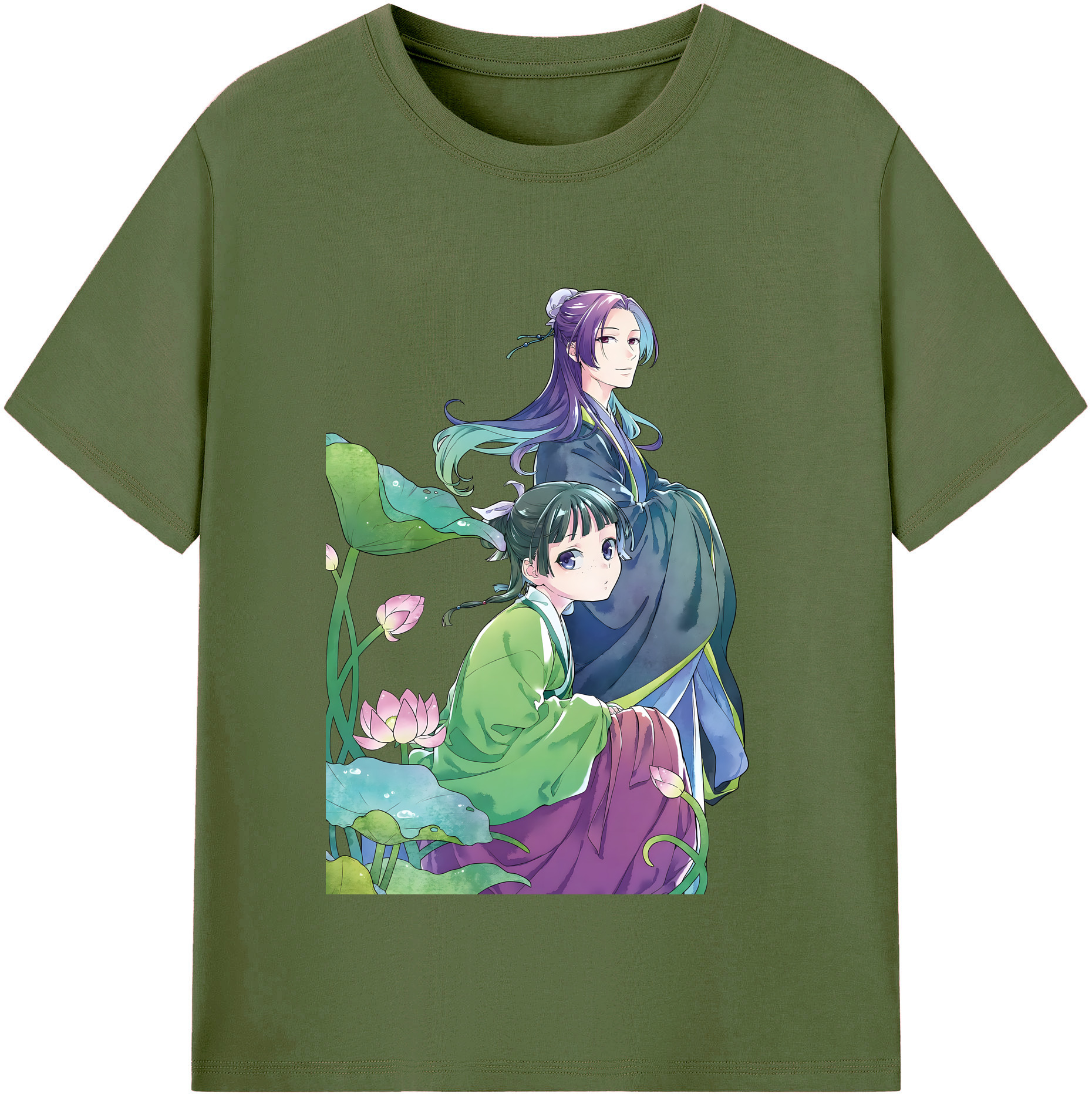 （画像用） 薬屋のひとりごと The Apothecary Diaries 綿100％半袖Tシャツ（フロントプリント）